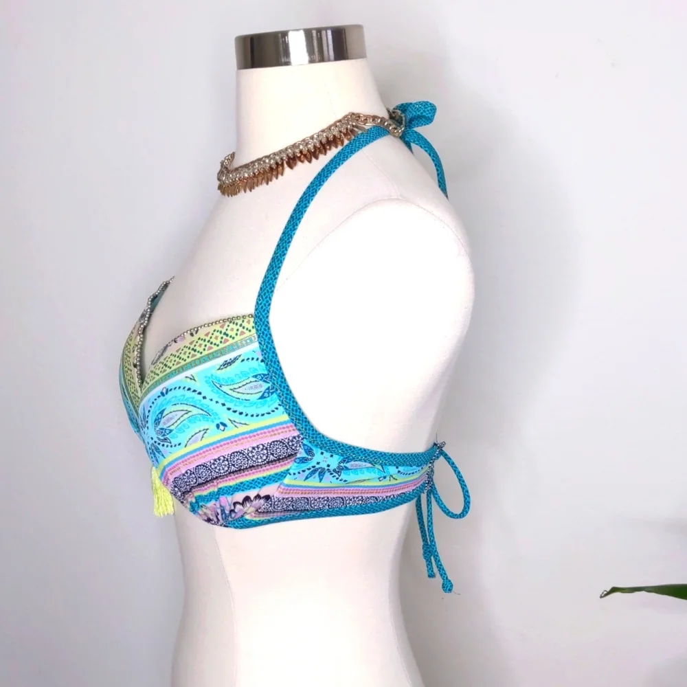 Shade & Shore Target | Under wire Bikini Top| Size 36 C | Blue, Purple, …